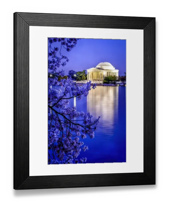 Framed Print : The Jefferson Memorial with cherry blossoms at the Tidal Basin, Washington DC Framed Print : The Jefferson Memorial with cherry blossoms at the Tidal Basin, Washington DC