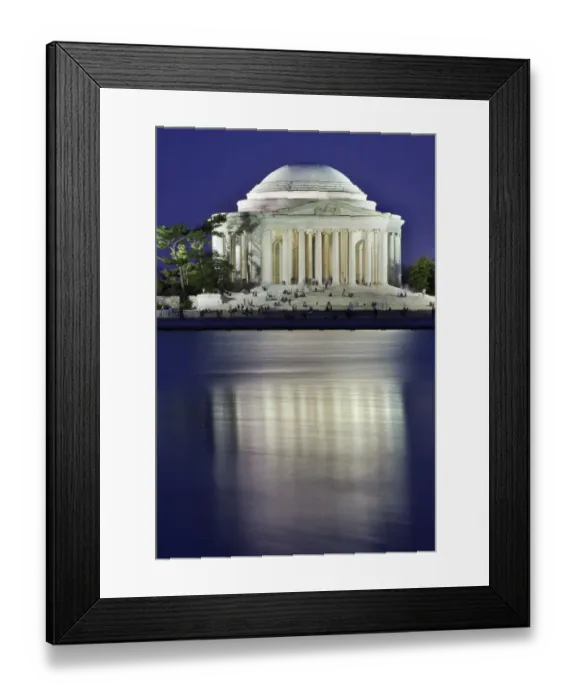 Framed Print : Jefferson Memorial and Tidal Basin in April Framed Print : Jefferson Memorial and Tidal Basin in April