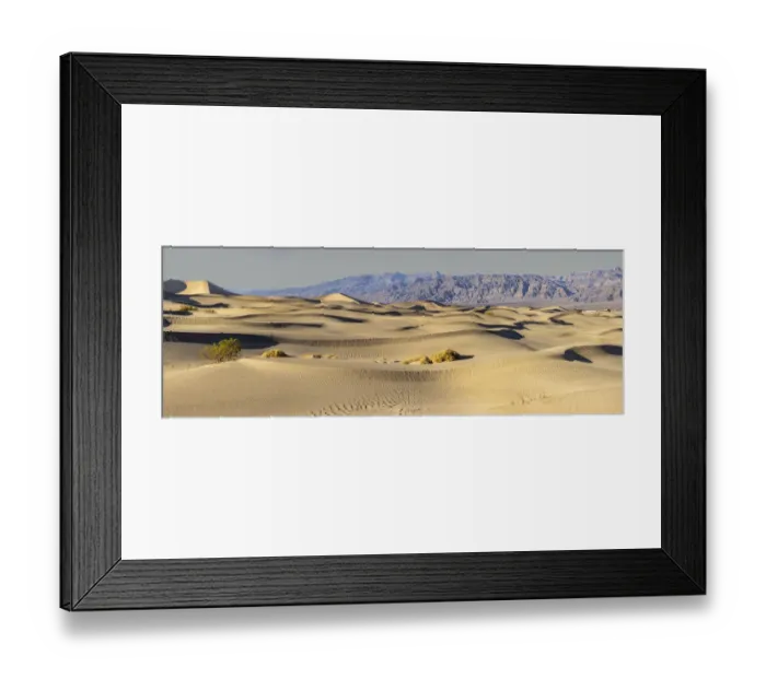 Framed Print : Mesquite Dunes, Death Valley National Park, California