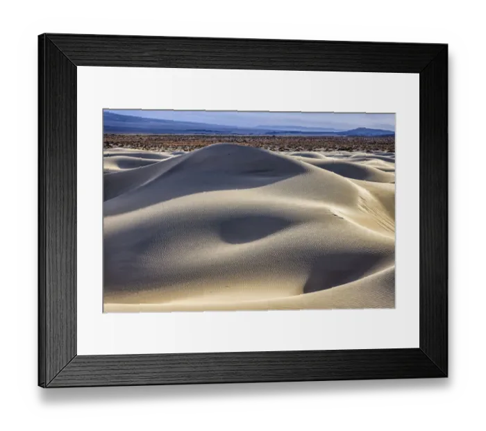 Framed Print : Mesquite Dunes, Death Valley National Park, California