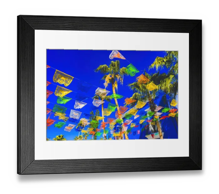 Framed Print : Colorful Mexican Christmas paper decorations. San Jose del Cabo, Mexico Framed Print : Colorful Mexican Christmas paper decorations. San Jose del Cabo, Mexico