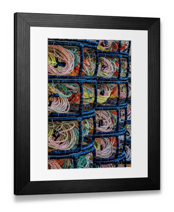 Framed Print : California, USA, Crescent City, Crescent City Marina