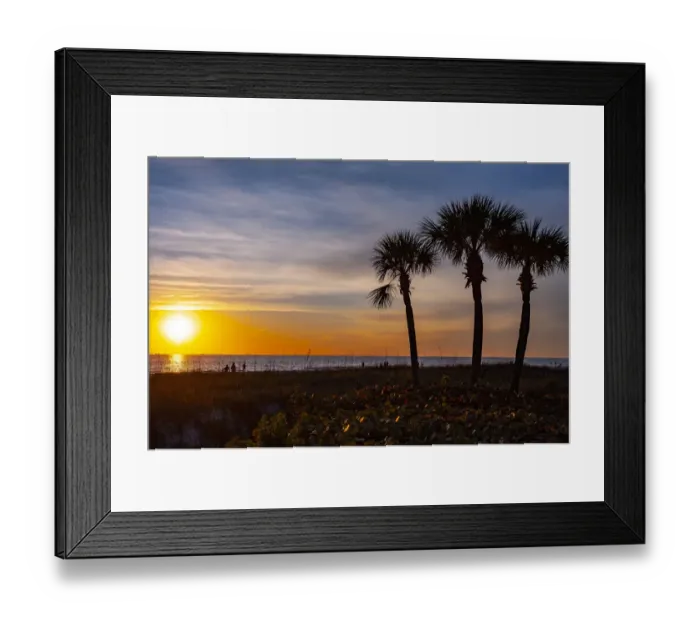 Framed Print : USA, Florida, Sarasota, Crescent Beach, Siesta Key, Sunset Framed Print : USA, Florida, Sarasota, Crescent Beach, Siesta Key, Sunset