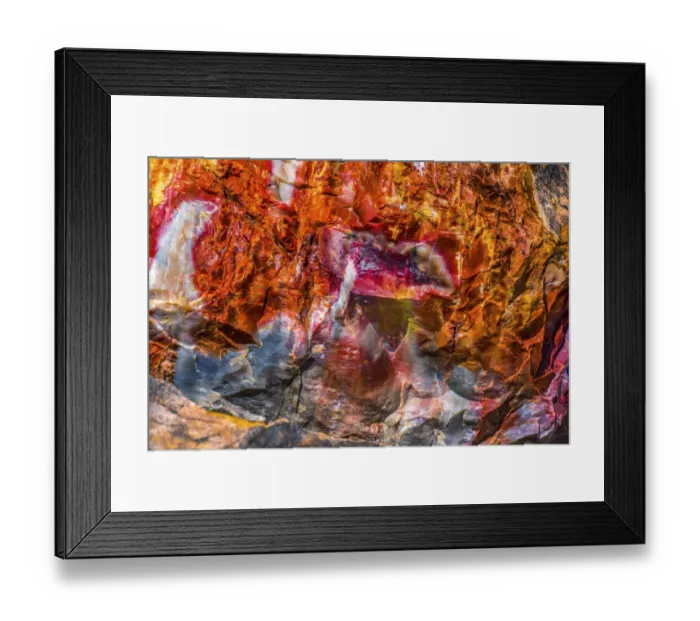 Framed Print : Red, orange and yellow petrified wood abstract, Blue Mesa, Petrified Forest National Park Framed Print : Red, orange and yellow petrified wood abstract, Blue Mesa, Petrified Forest National Park