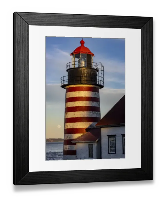 Framed Print : West Quoddy Head Lighthouse is easternmost point in USA near Lubec, Maine, USA Framed Print : West Quoddy Head Lighthouse is easternmost point in USA near Lubec, Maine, USA