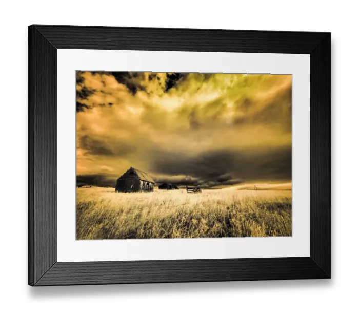 Framed Print : USA, Idaho, Liberty, Infrared of old cabin near Liberty Framed Print : USA, Idaho, Liberty, Infrared of old cabin near Liberty