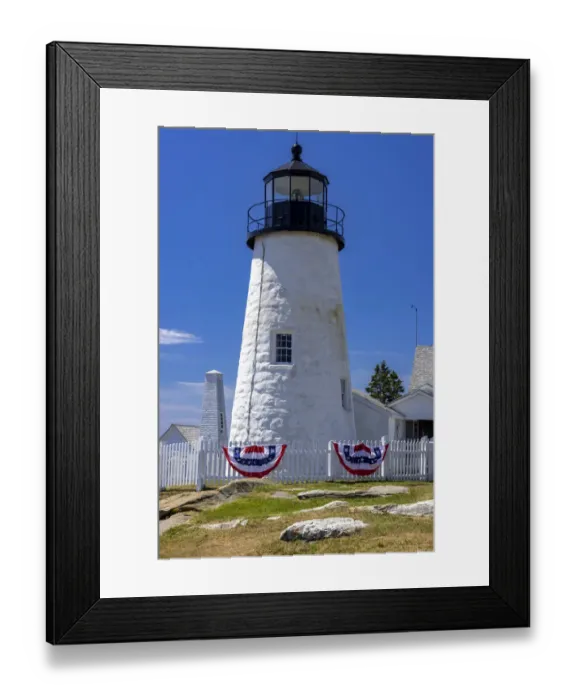 Framed Print : Pemaquid Point Lighthouse near Bristol, Maine, USA Framed Print : Pemaquid Point Lighthouse near Bristol, Maine, USA