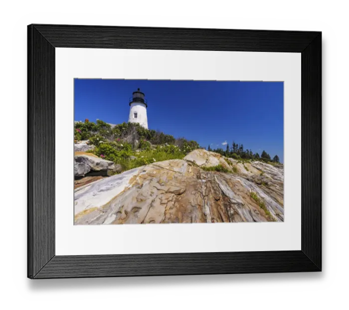 Framed Print : Pemaquid Point Lighthouse near Bristol, Maine, USA Framed Print : Pemaquid Point Lighthouse near Bristol, Maine, USA