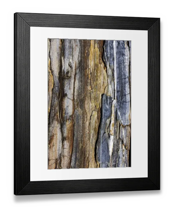 Framed Print : Striated rock at Pemaquid Point, Maine, USA Framed Print : Striated rock at Pemaquid Point, Maine, USA
