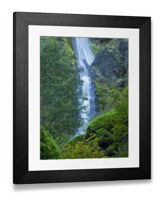 Framed Print : Oregon, Columbia River Gorge National Scenic Area, Starvation Creek Falls Framed Print : Oregon, Columbia River Gorge National Scenic Area, Starvation Creek Falls