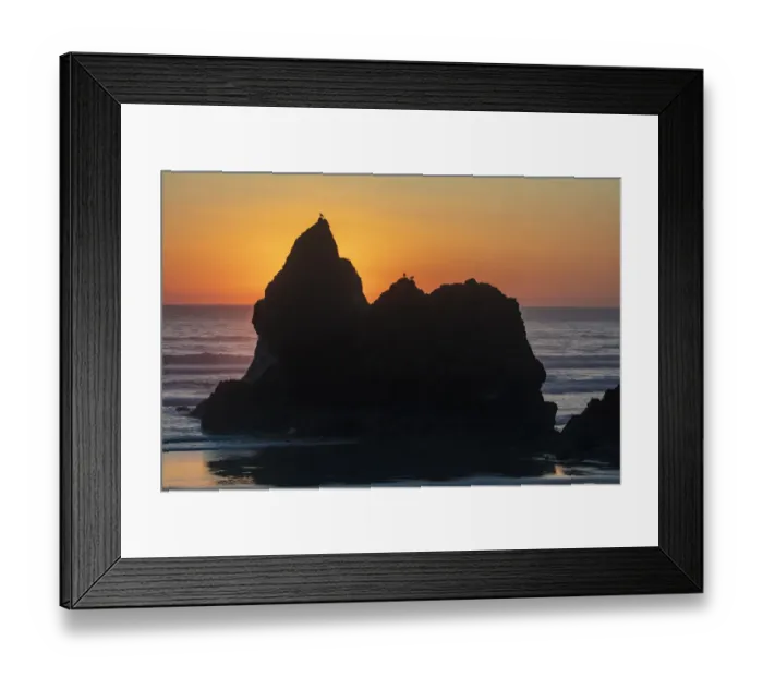 Framed Print : Humbug Point at sunset near Cannon Beach, Oregon, USA Framed Print : Humbug Point at sunset near Cannon Beach, Oregon, USA