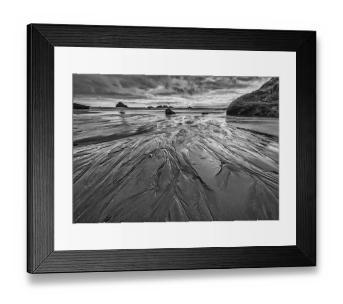 Framed Print : Bandon Beach, Oregon