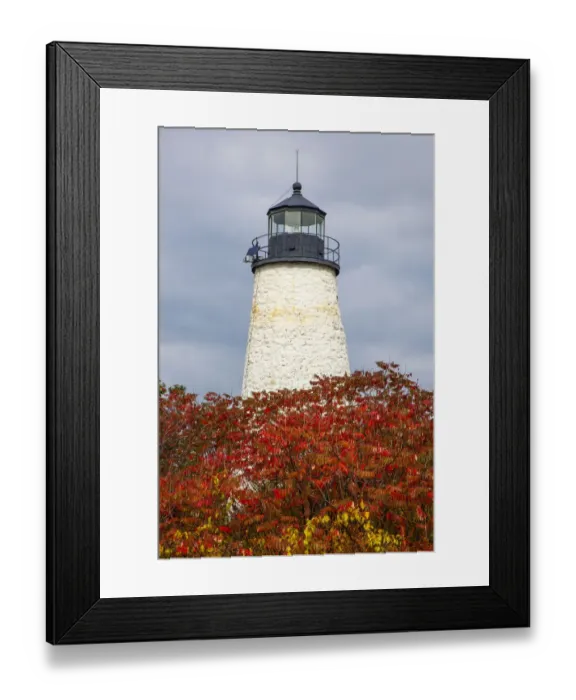 Framed Print : USA, New England, Maine, Dyce Head Lighthouse Framed Print : USA, New England, Maine, Dyce Head Lighthouse