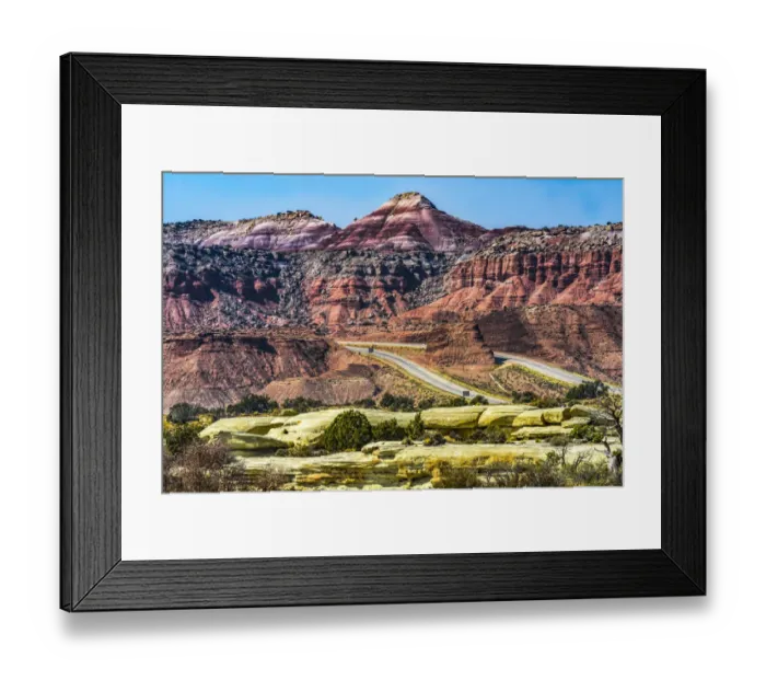 Framed Print : Colorful Red Canyon, Castle Valley, I-70 Highway, Utah Framed Print : Colorful Red Canyon, Castle Valley, I-70 Highway, Utah