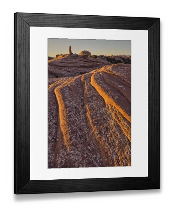 Framed Print : Rock Abstract, Moab, Utah