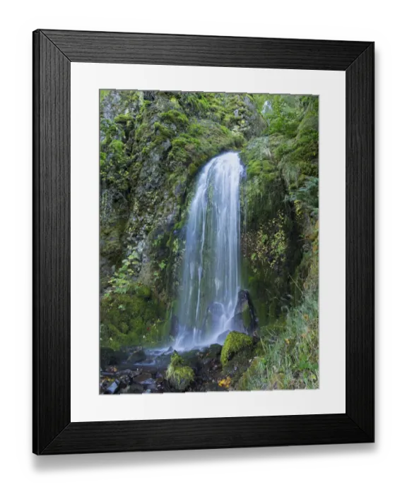 Framed Print : Oregon, Columbia River Gorge National Scenic Area, Lancaster Falls Framed Print : Oregon, Columbia River Gorge National Scenic Area, Lancaster Falls