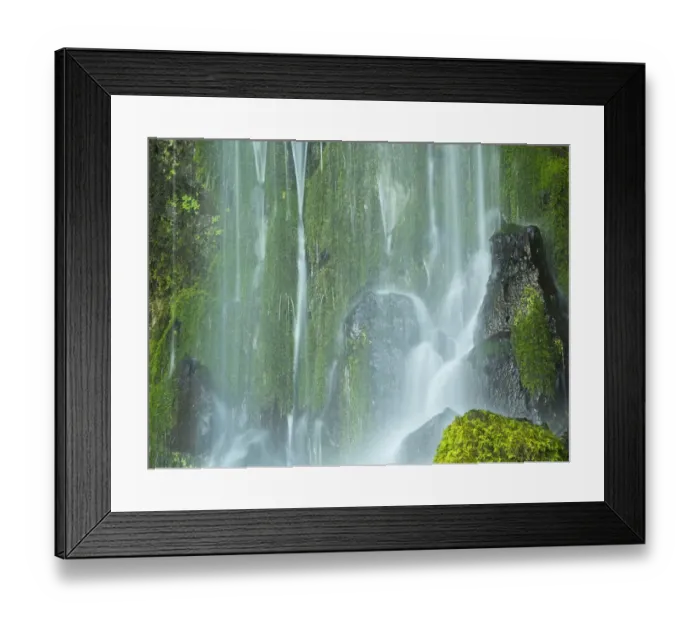 Framed Print : Oregon, Columbia River Gorge National Scenic Area, Lancaster Falls Framed Print : Oregon, Columbia River Gorge National Scenic Area, Lancaster Falls