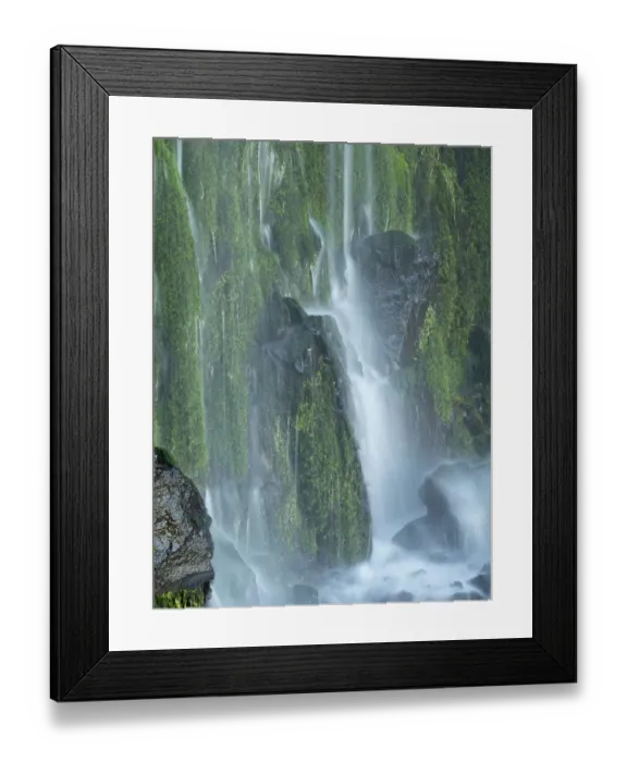 Framed Print : Oregon, Columbia River Gorge National Scenic Area, Lancaster Falls Framed Print : Oregon, Columbia River Gorge National Scenic Area, Lancaster Falls
