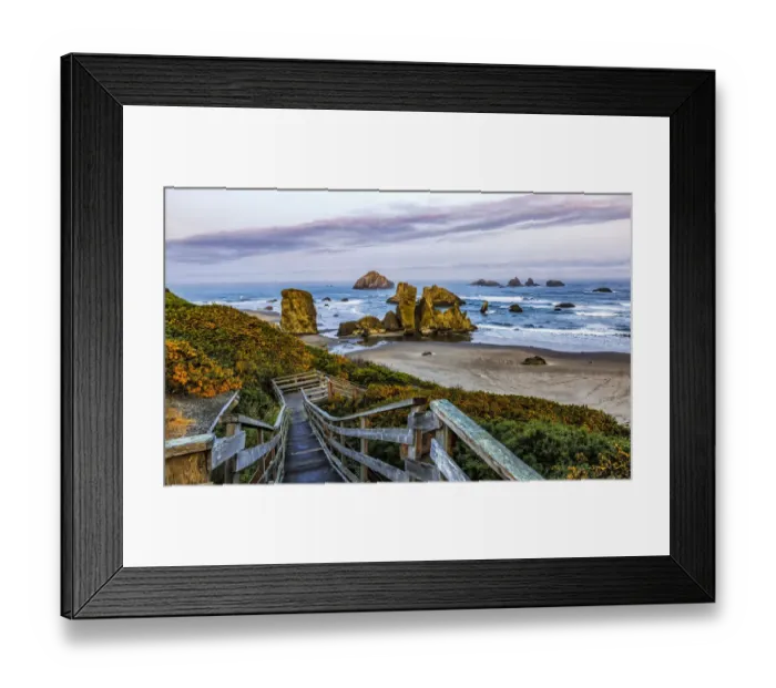 Framed Print : USA, Oregon, Bandon, Beach