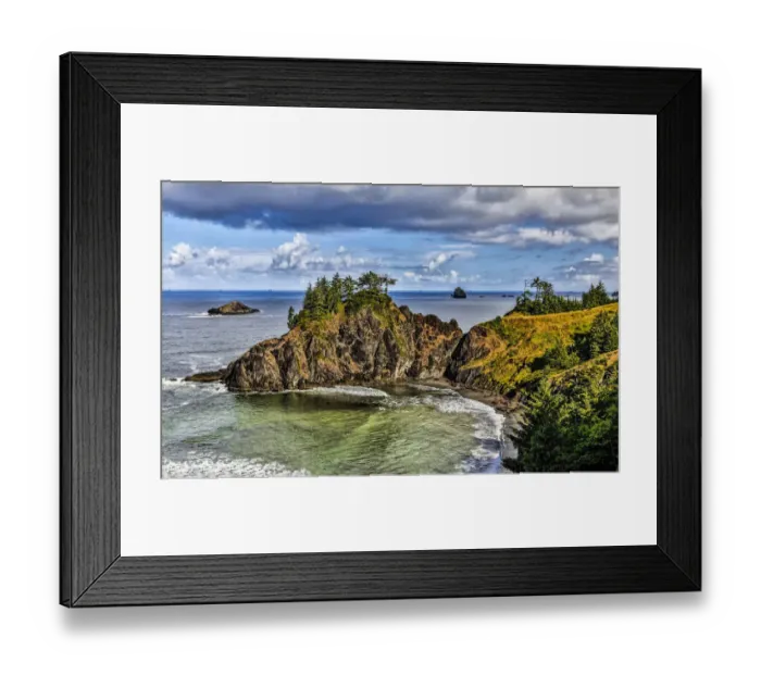 Framed Print : USA, Oregon, Cape Sebastian