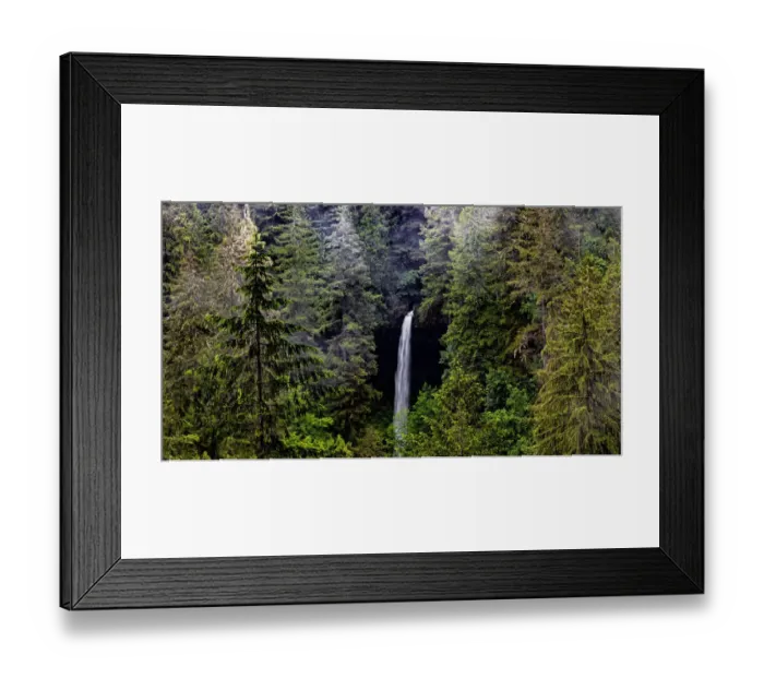 Framed Print : USA, Oregon, Silver Falls State Park, North Falls Framed Print : USA, Oregon, Silver Falls State Park, North Falls