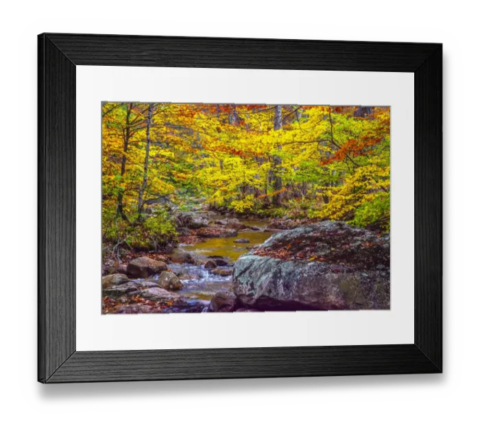 Framed Print : USA, New Hampshire, New England, Jackson small stream surrounded in Fall color Framed Print : USA, New Hampshire, New England, Jackson small stream surrounded in Fall color