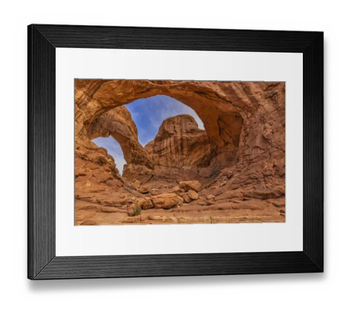 Framed Print : Double Arch, Arches National Park, Utah Framed Print : Double Arch, Arches National Park, Utah