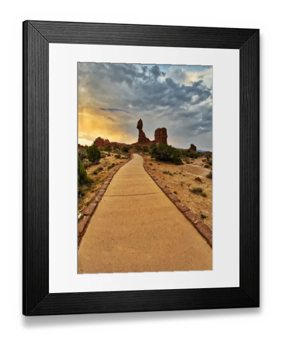 Framed Print : Arches National Park evening light. USA, Utah Framed Print : Arches National Park evening light. USA, Utah