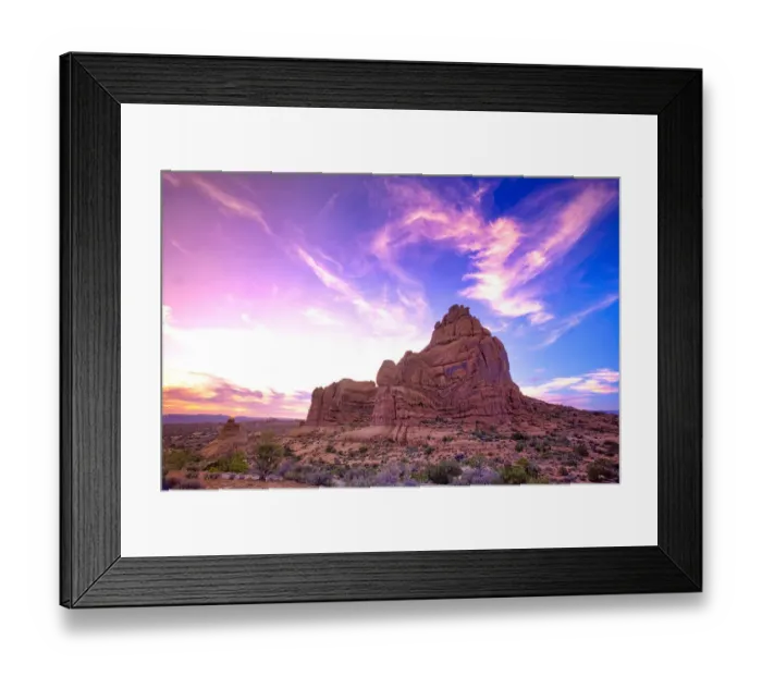 Framed Print : Arches National Park evening light. USA, Utah Framed Print : Arches National Park evening light. USA, Utah
