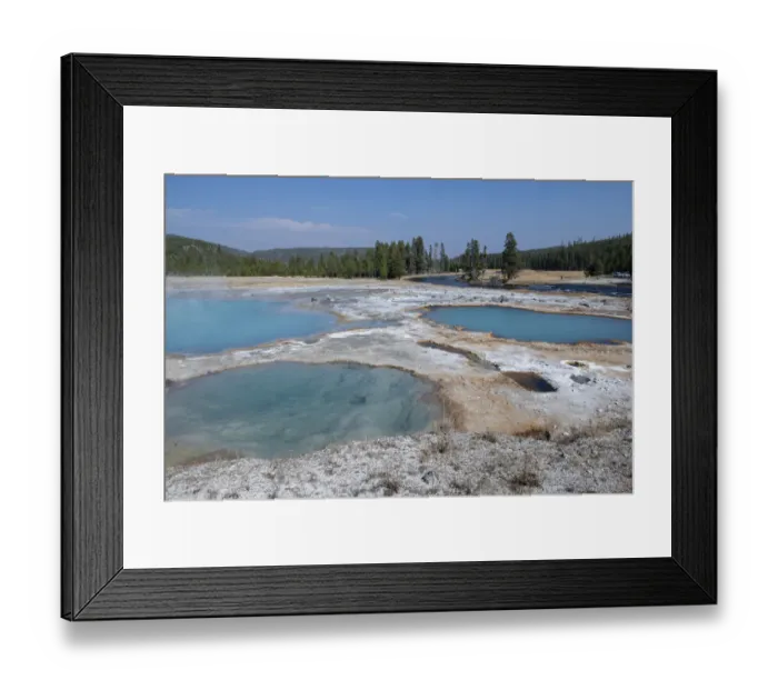 Framed Print : USA, Wyoming, Yellowstone National Park, Biscuit Basin, Black Diamond Pool Framed Print : USA, Wyoming, Yellowstone National Park, Biscuit Basin, Black Diamond Pool