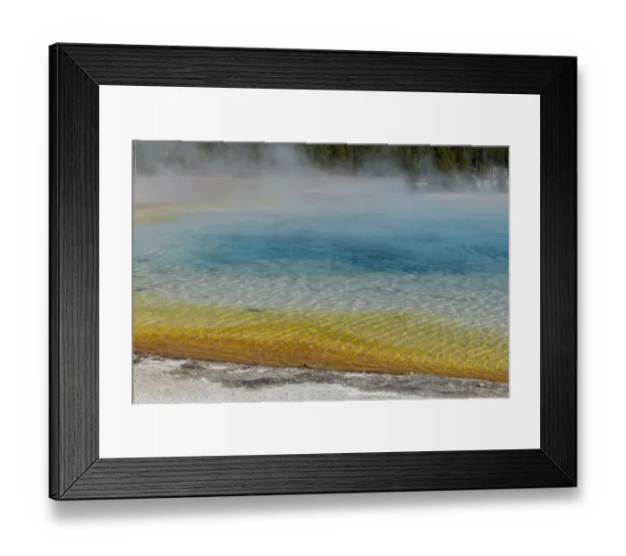 Framed Print : USA, Wyoming, Yellowstone National Park. Black Sand Basin, Rainbow Pool Framed Print : USA, Wyoming, Yellowstone National Park. Black Sand Basin, Rainbow Pool