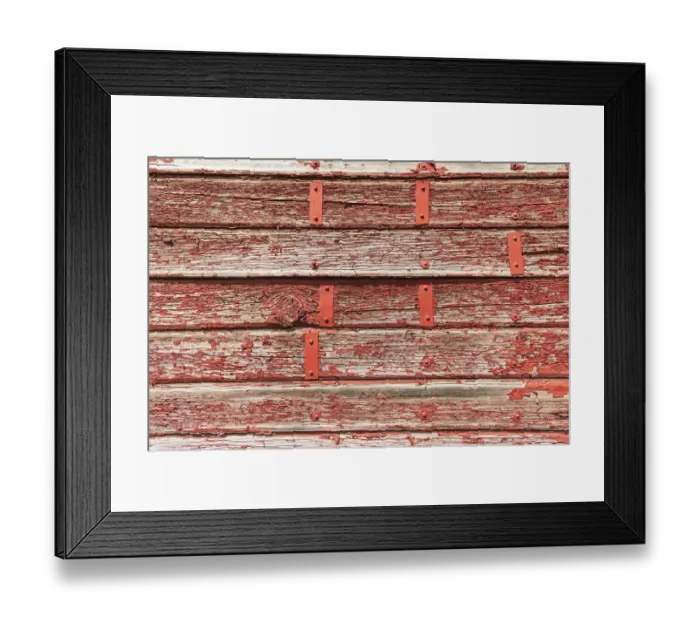 Framed Print : Latah, Washington State, USA. Peeling red paint on a weathered old barn Framed Print : Latah, Washington State, USA. Peeling red paint on a weathered old barn