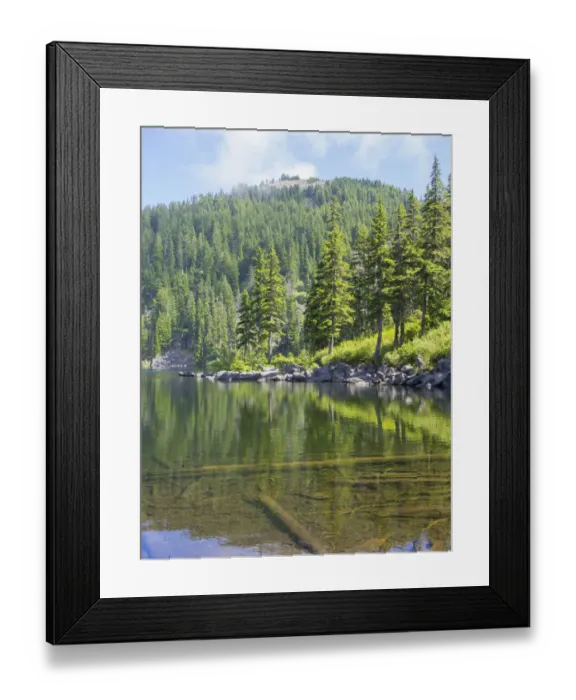 Framed Print : Washington State, Central Cascades, Mason Lake Framed Print : Washington State, Central Cascades, Mason Lake