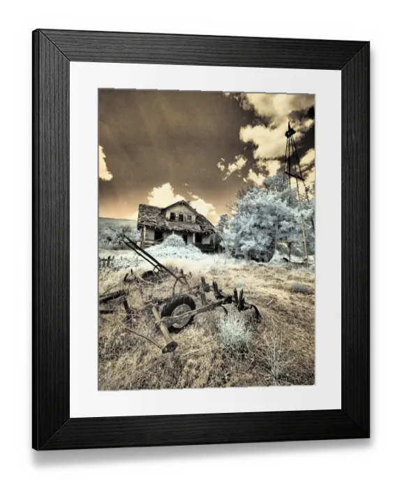 Framed Print : USA, Washington State, Palouse. Abandoned old homestead Framed Print : USA, Washington State, Palouse. Abandoned old homestead