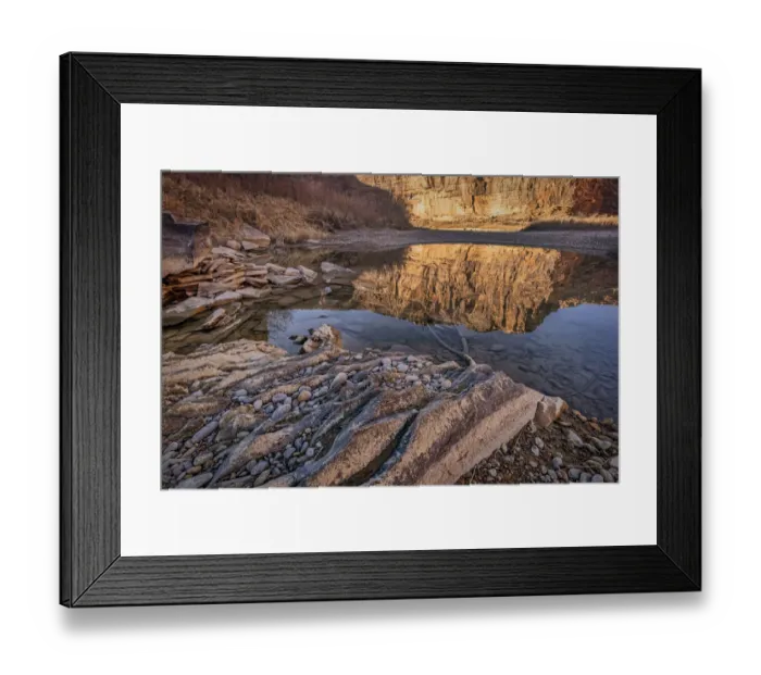 Framed Print : Pool, Colorado River, Moab, Utah