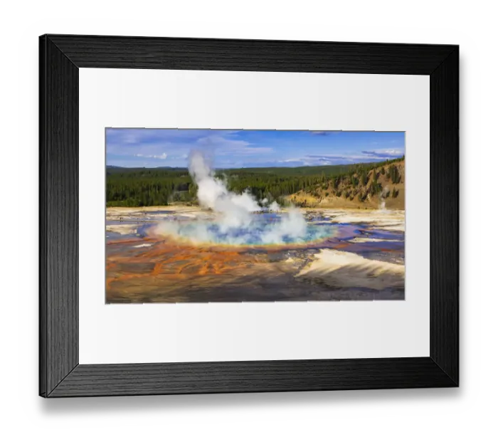 Framed Print : Grand Prismatic Spring, Yellowstone National Park, Wyoming, USA Framed Print : Grand Prismatic Spring, Yellowstone National Park, Wyoming, USA
