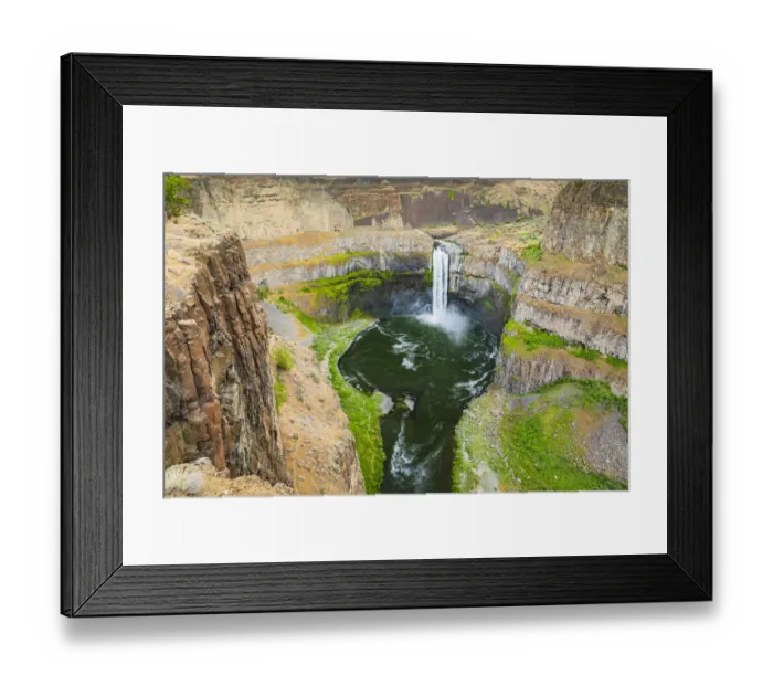 Framed Print : Palouse Falls State Park, Washington State, USA. Palouse Falls in Palouse Falls State Framed Print : Palouse Falls State Park, Washington State, USA. Palouse Falls in Palouse Falls State
