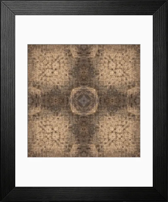 Framed Print : Black and tan abstract Framed Print : Black and tan abstract