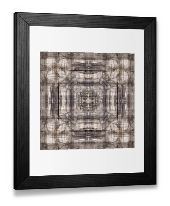 Framed Print : Brown and white abstract Framed Print : Brown and white abstract