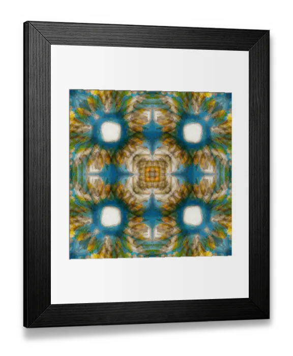 Framed Print : Kaleidoscope abstract