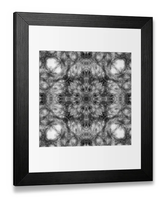 Framed Print : Black and white abstract Framed Print : Black and white abstract