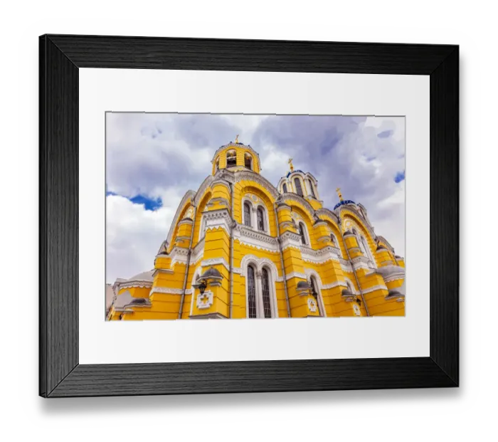 Framed Print : St. Volodymyrs Cathedral, Kiev, Ukraine. Saint Volodymyrs was built between 1882 and 1896. It is the mother church of the Ukrainian Orthodox church Framed Print : St. Volodymyrs Cathedral, Kiev, Ukraine. Saint Volodymyrs was built between 1882 and 1896. It is the mother church of the Ukrainian Orthodox church