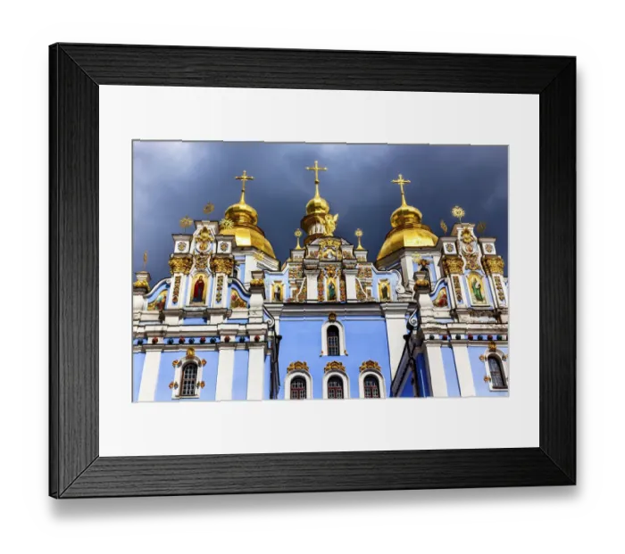 Framed Print : St. Michaels Golden-Domed Monastery, Kiev, Ukraine. Saint Michaels is a functioning Greek Orthodox Monastery in Kiev. The monastery was created in the 1100s but was destroyed by the Soviet Union in the 1930 s Framed Print : St. Michaels Golden-Domed Monastery, Kiev, Ukraine. Saint Michaels is a functioning Greek Orthodox Monastery in Kiev. The monastery was created in the 1100s but was destroyed by the Soviet Union in the 1930 s