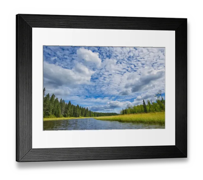 Framed Print : Canada, Manitoba, Whiteshell Provincial Park. River and forest landscape Framed Print : Canada, Manitoba, Whiteshell Provincial Park. River and forest landscape
