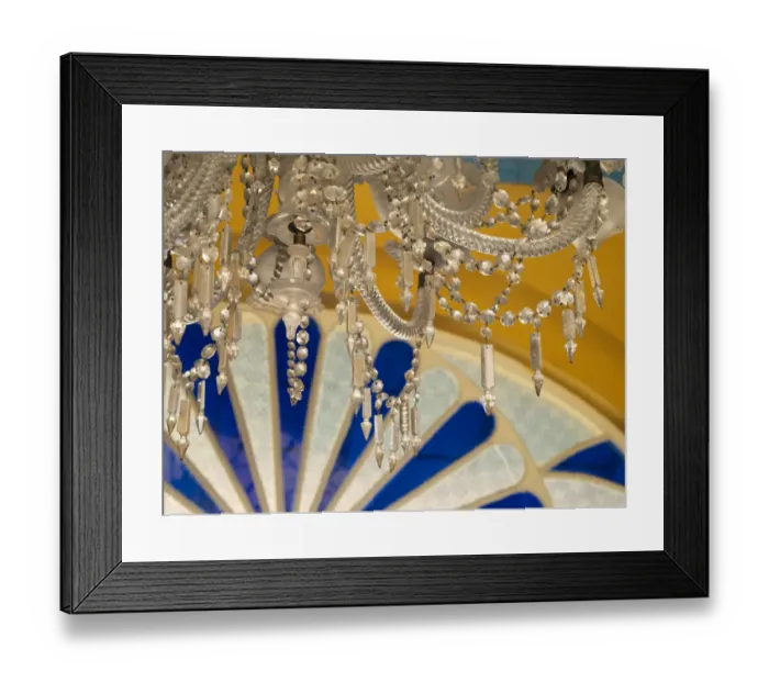 Framed Print : Cuba, Santa Clara, ornate chandelier in historic theater Framed Print : Cuba, Santa Clara, ornate chandelier in historic theater