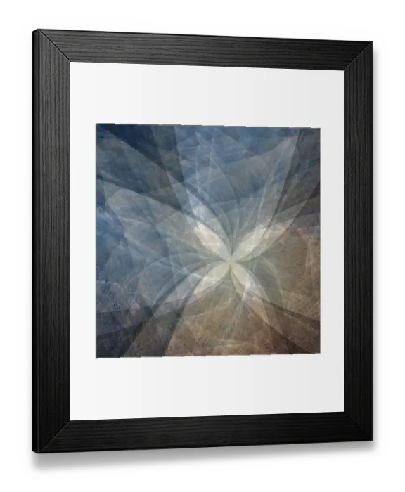 Framed Print : Blue and brown abstract Framed Print : Blue and brown abstract