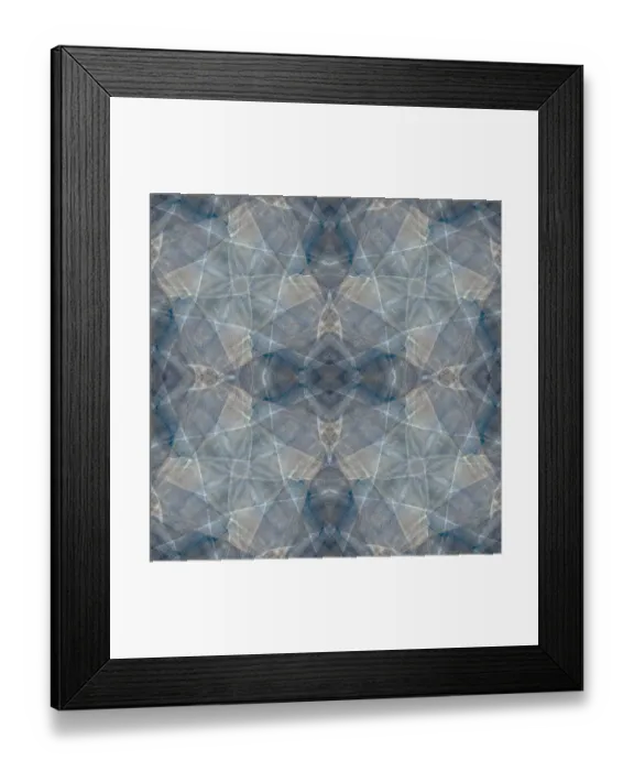 Framed Print : Blue and brown abstract Framed Print : Blue and brown abstract