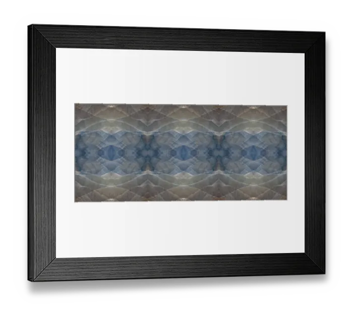 Framed Print : Blue and brown abstract panoramic Framed Print : Blue and brown abstract panoramic