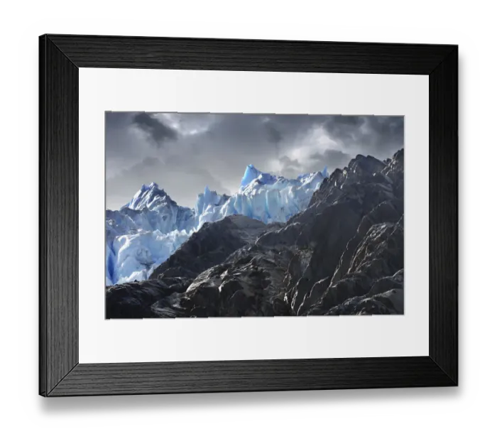 Framed Print : Southern Chiles Grey Glacier Framed Print : Southern Chiles Grey Glacier