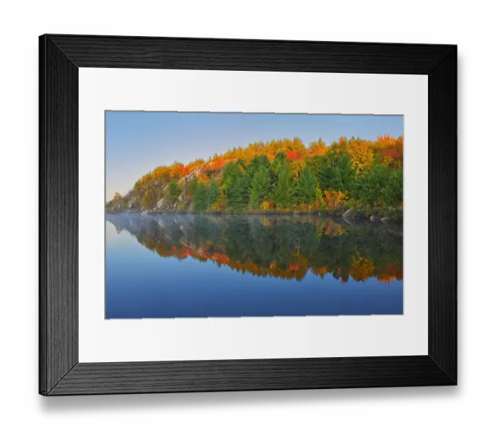 Framed Print : Canada, Ontario, Sudbury. Lake Laurentian Conservation Area in autumn Framed Print : Canada, Ontario, Sudbury. Lake Laurentian Conservation Area in autumn